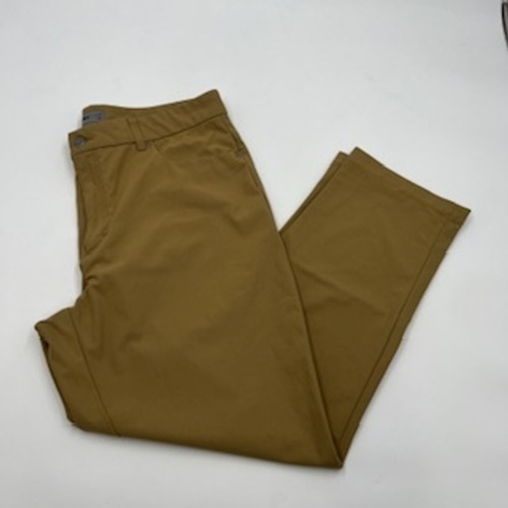 VRST Mens Limitless 5-Pocket Slim Fit Pants Tan Khaki 36x30 Tech Stretch Pockets